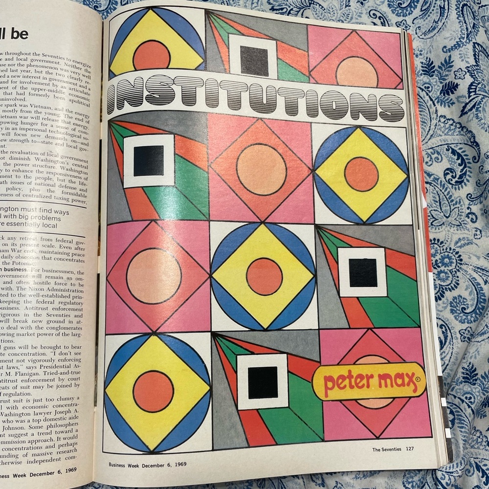 Peter Max Business Week Magazine - Picture 6 of 11